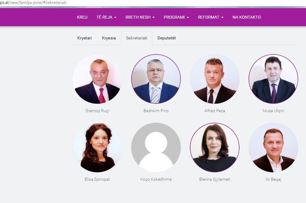 kryesia-e-ps