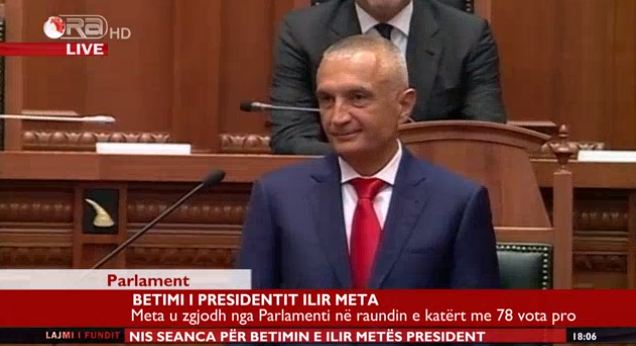 Betimi dhe marrja e detyrës së Presidentit nga Ilir Meta (FOTO-VIDEO)