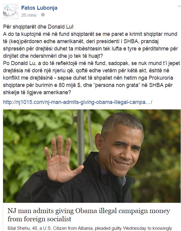 Lubonja-ambasadorit Lu: Ku i gjeti Rama 80 mijë USD për foton me Obamën?